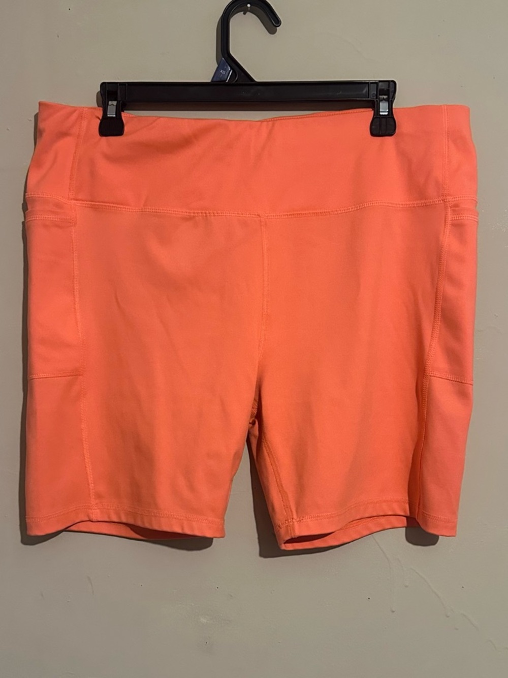 Women's Coral Active Bike Shorts with pockets  3x